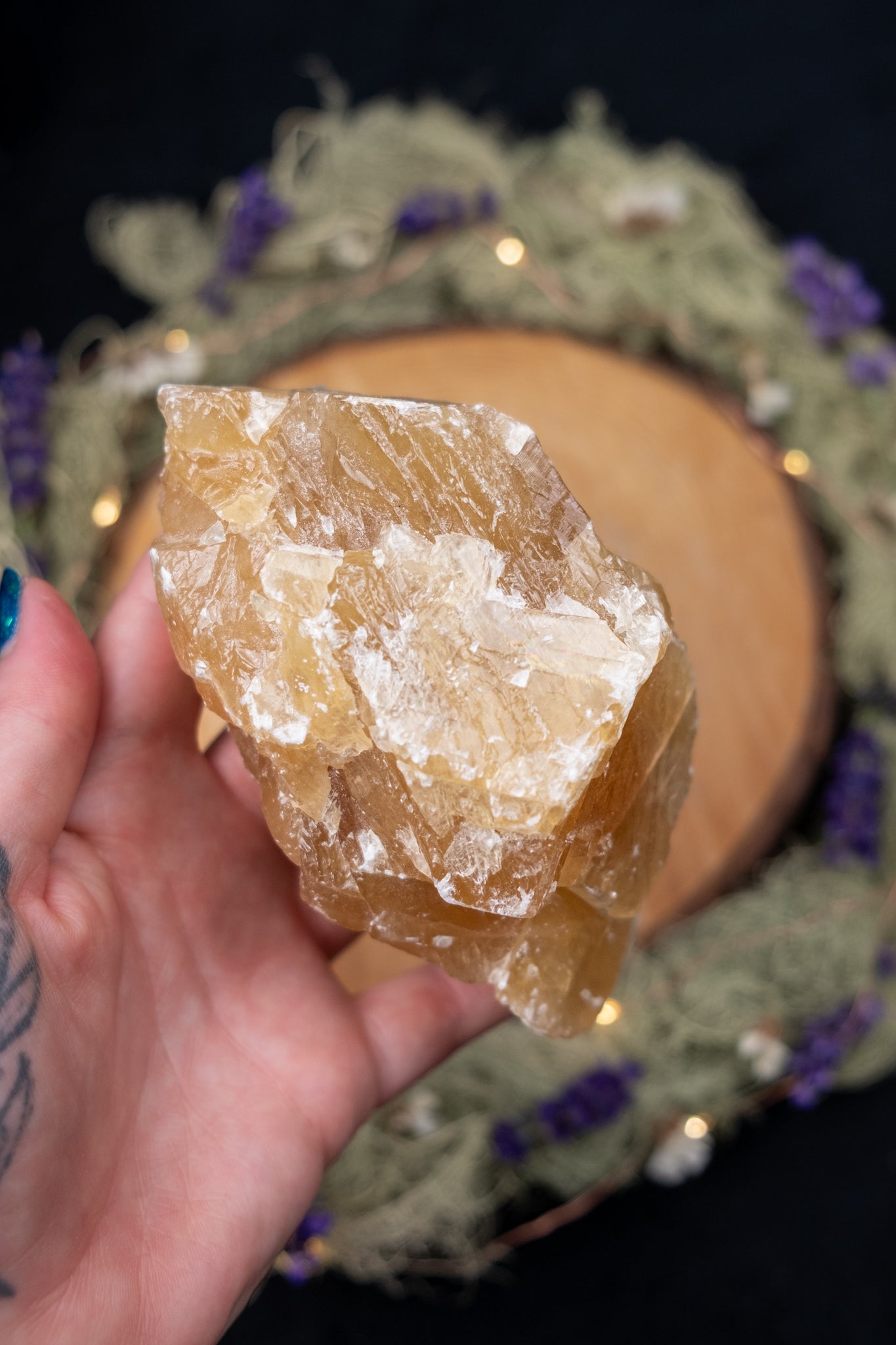 Honey Calcite