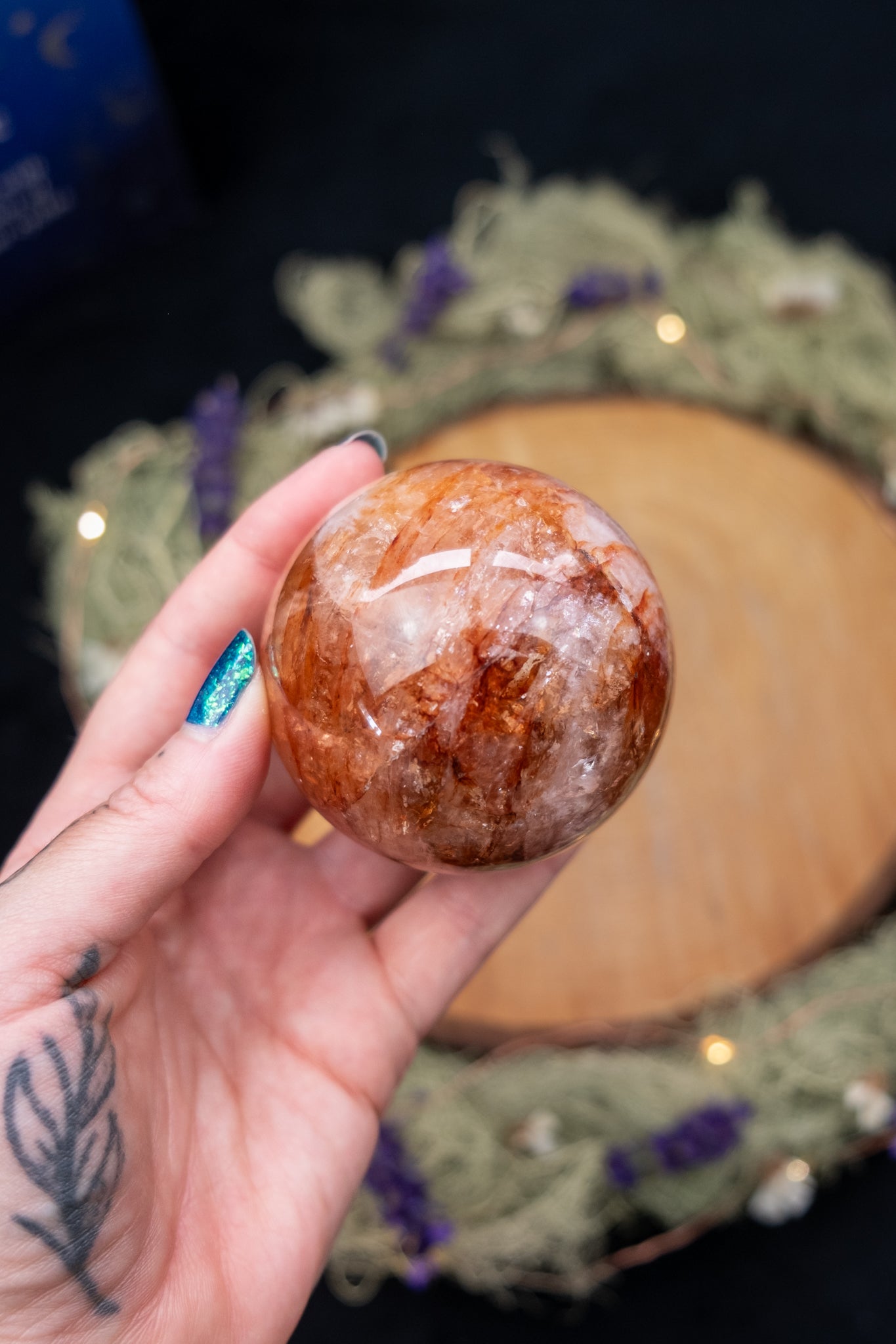 Hematoid Quartz Sphere