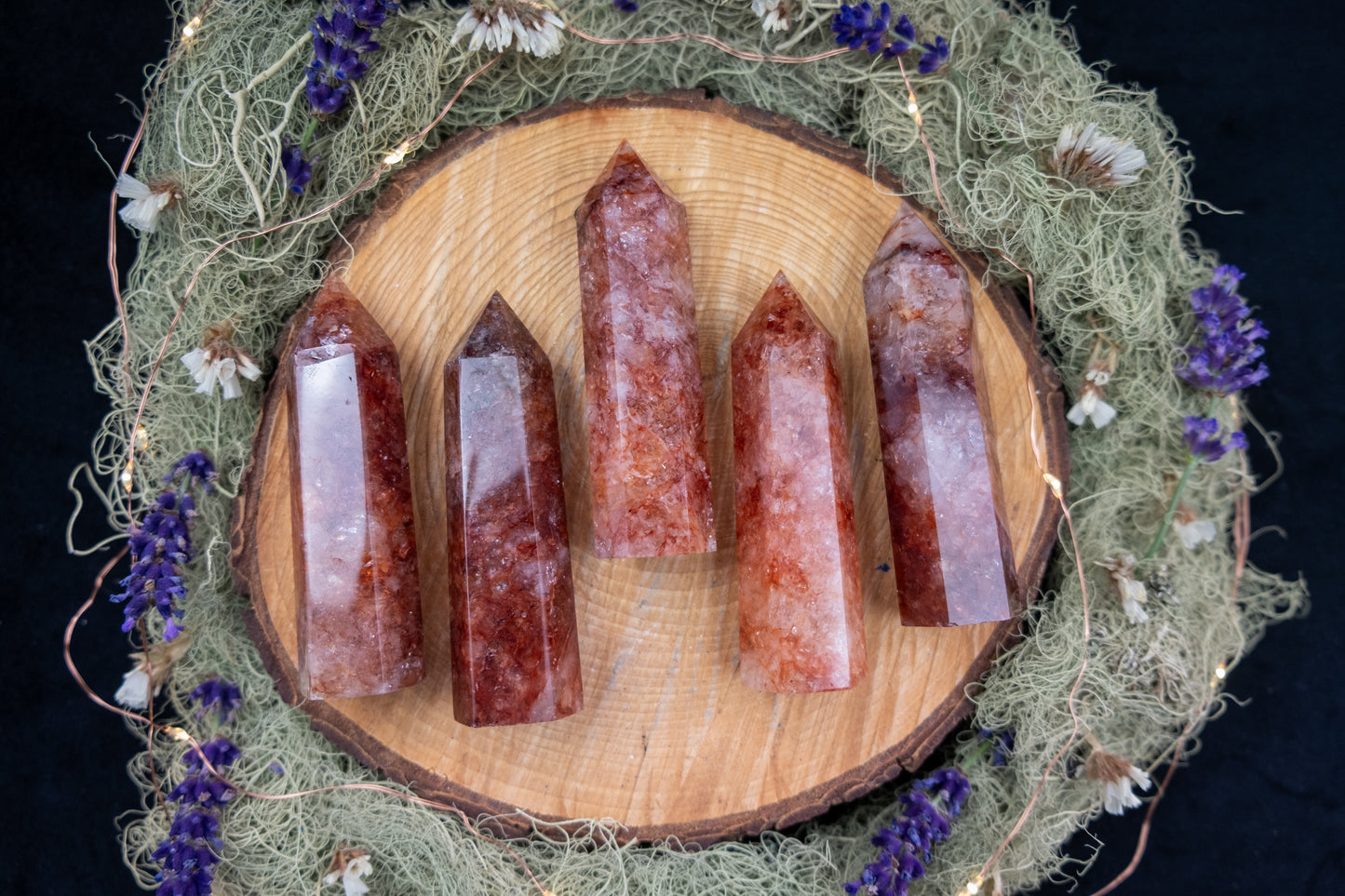Hematoid Quartz Point