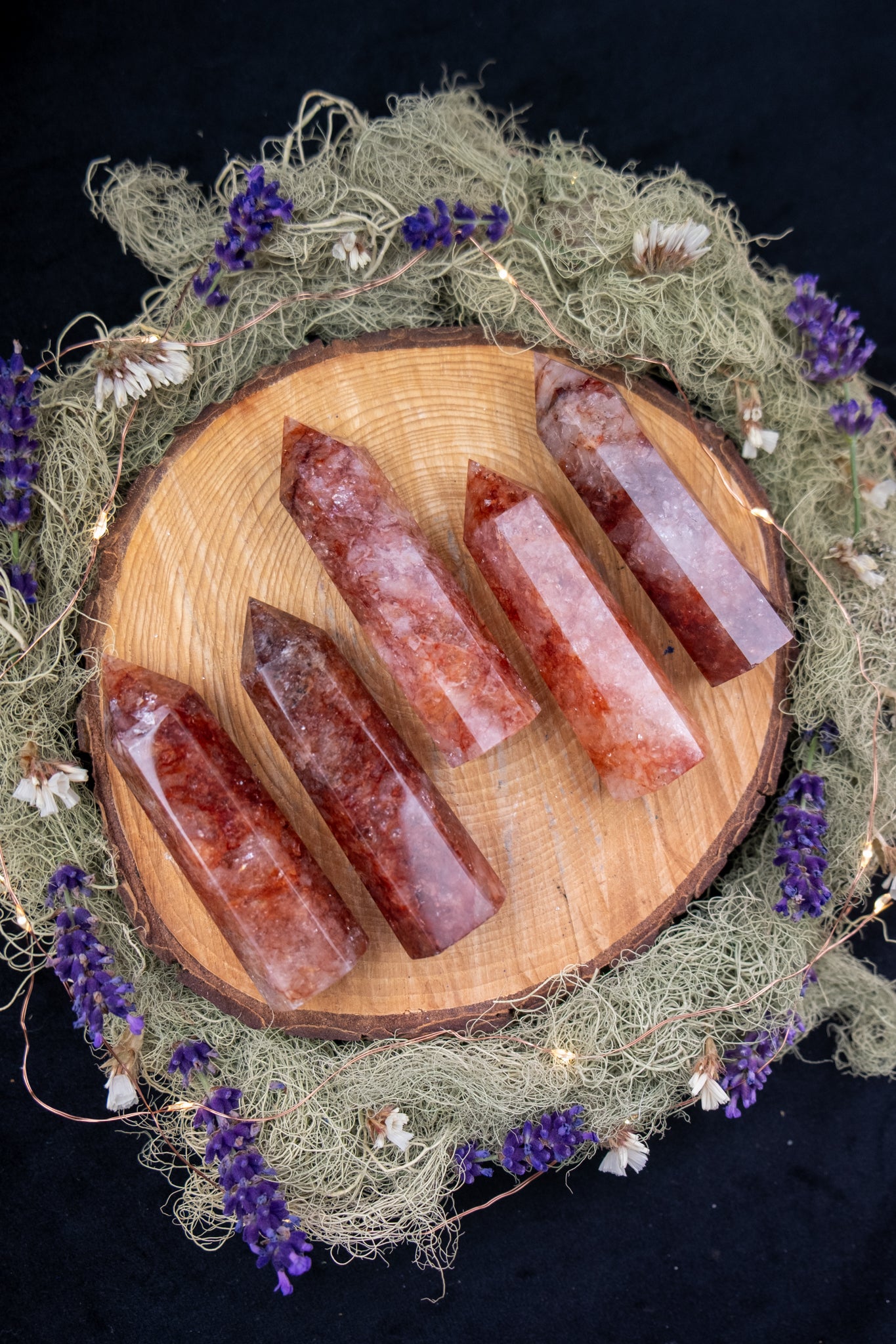 Hematoid Quartz Point