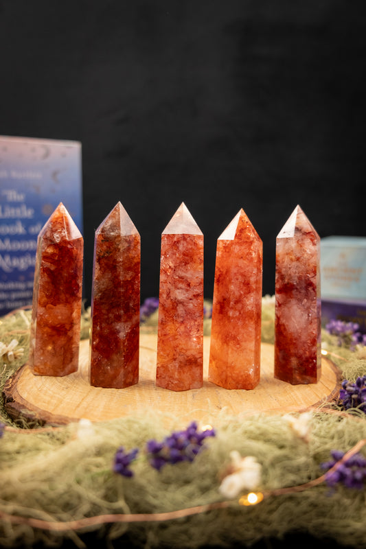 Hematoid Quartz Point