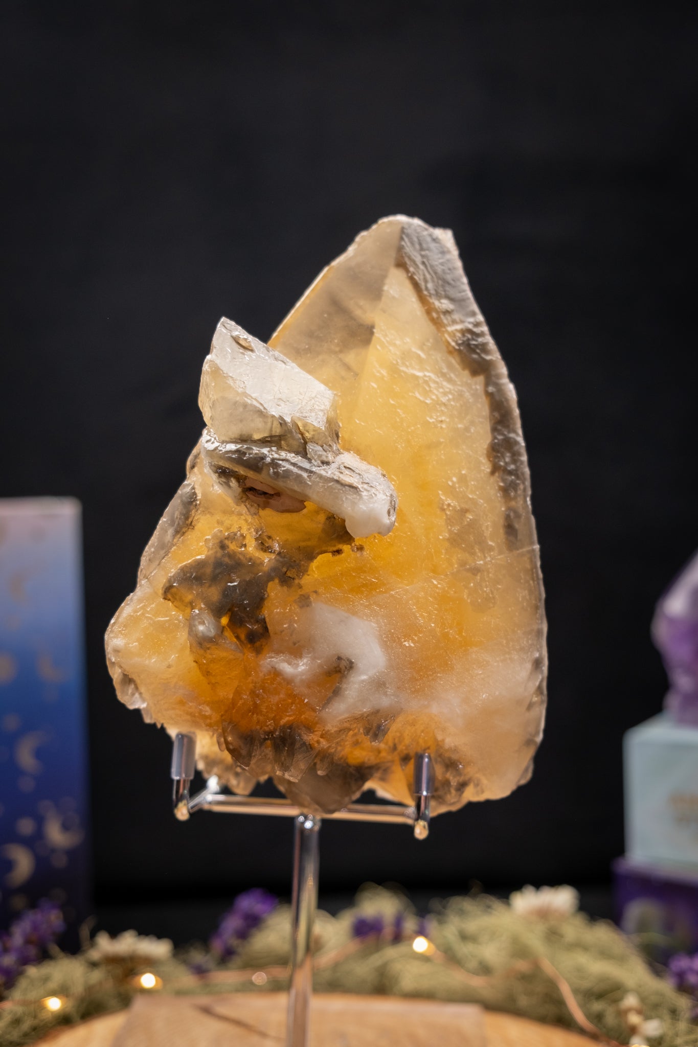 Stellerbeam Calcite on Stand