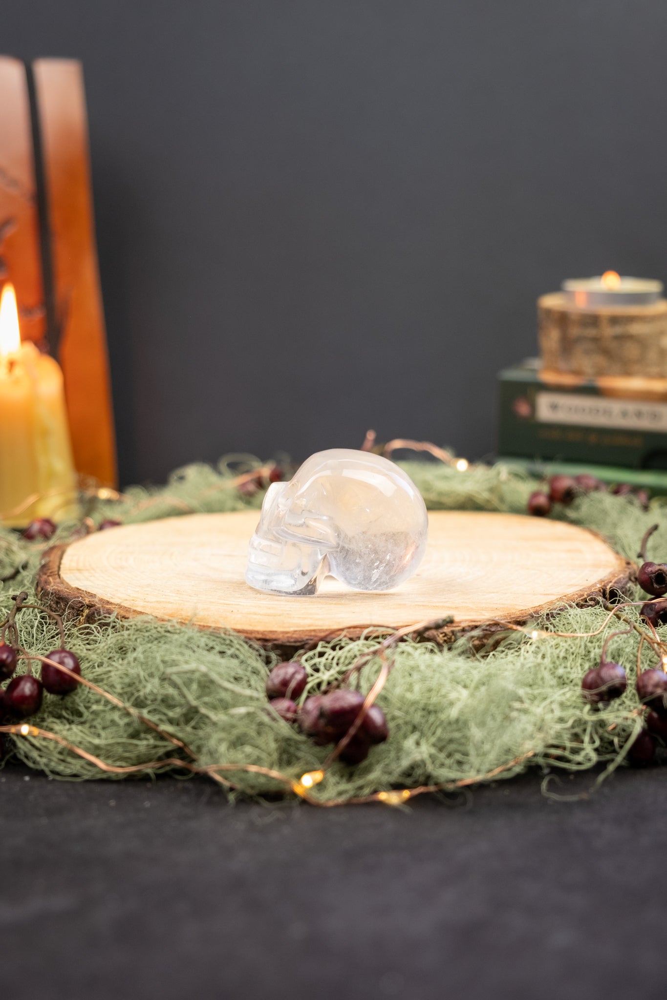 Lemurian Crystal Skull High Grade Clarity Crystal Skull Gem Stone Carving Hand Carved Quartz