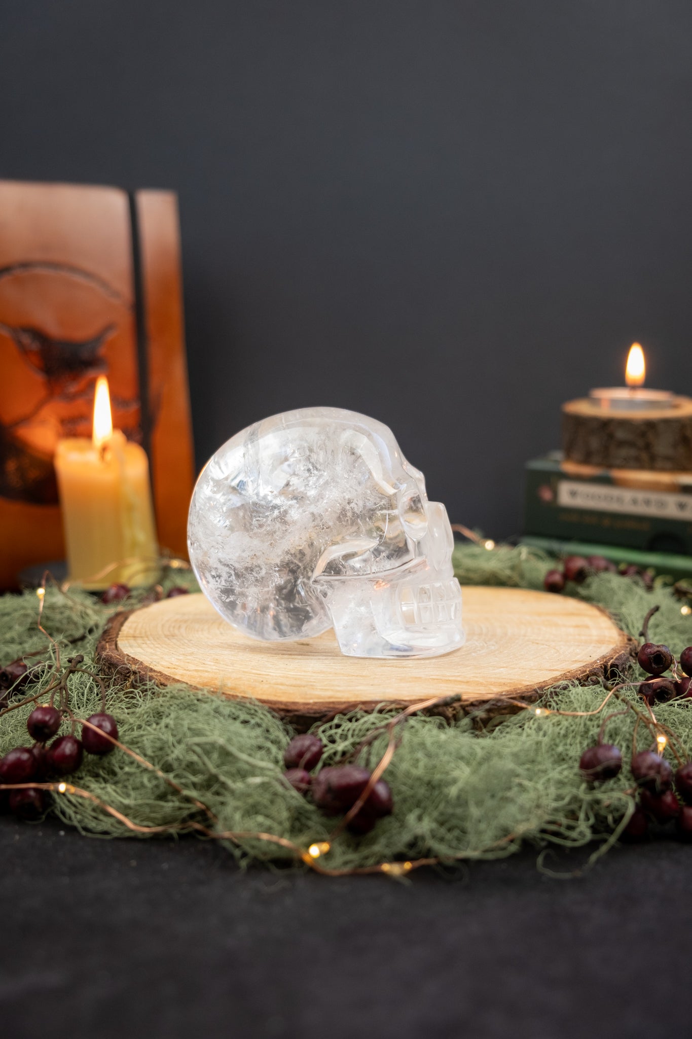 Lemurian Quartz Skull