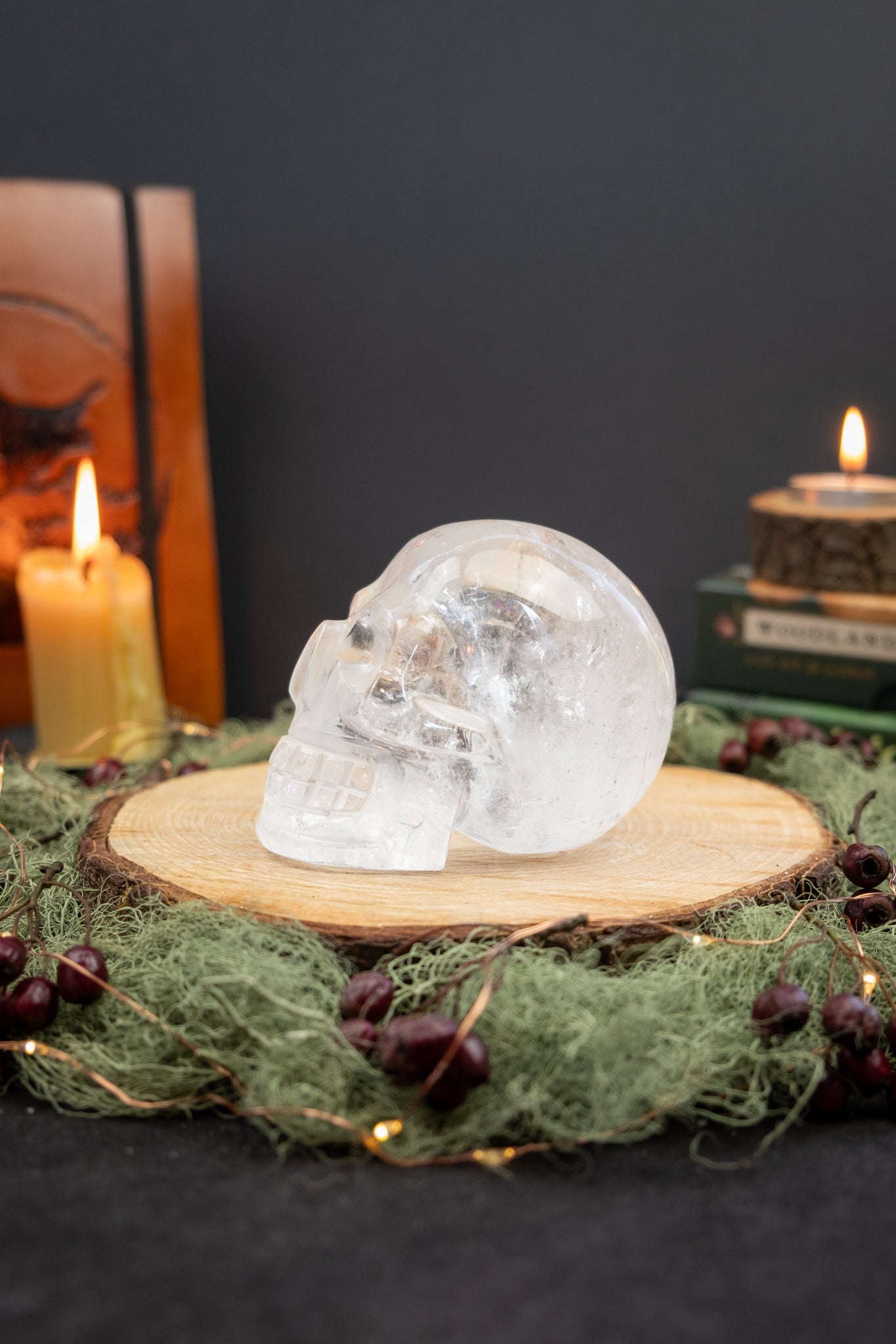 Lemurian Quartz Skull