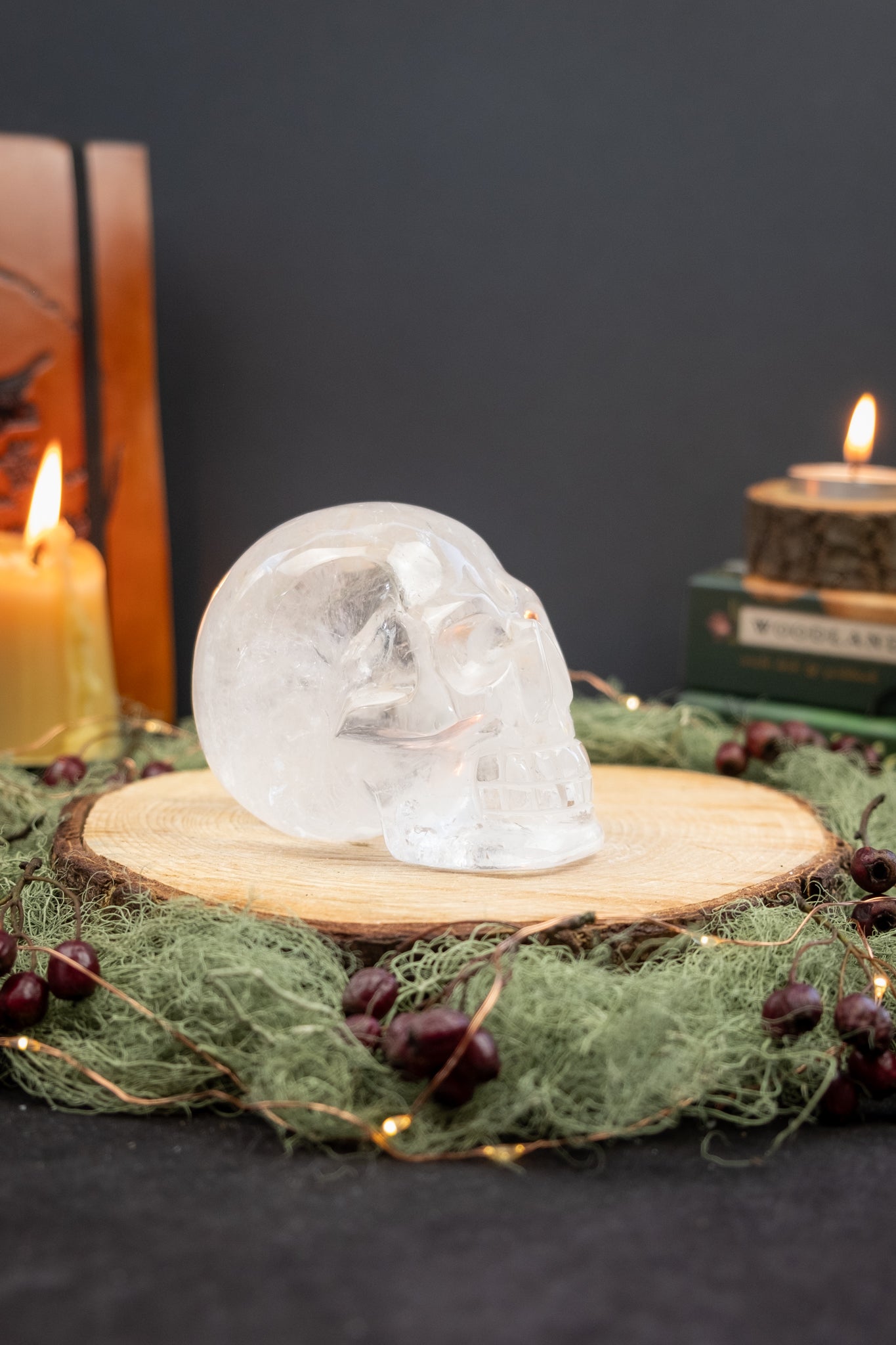 Lemurian Quartz Skull