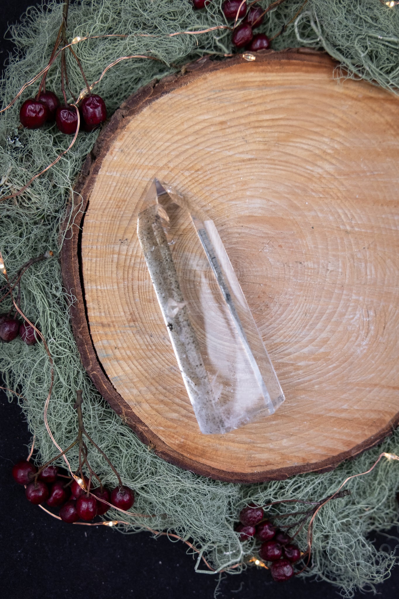 High Grade Shamanic Dream Quartz Point from Madagascar, Manifestation Crystal Within, Natural Key Feature