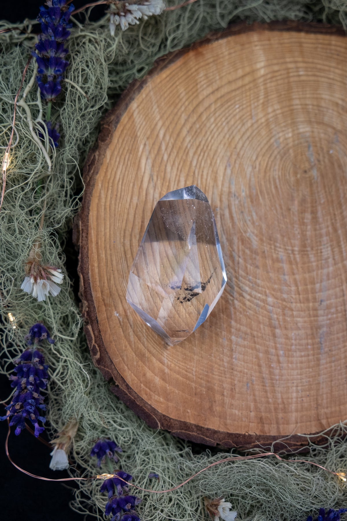 Phantom Lemurian Quartz Double Terminated Point