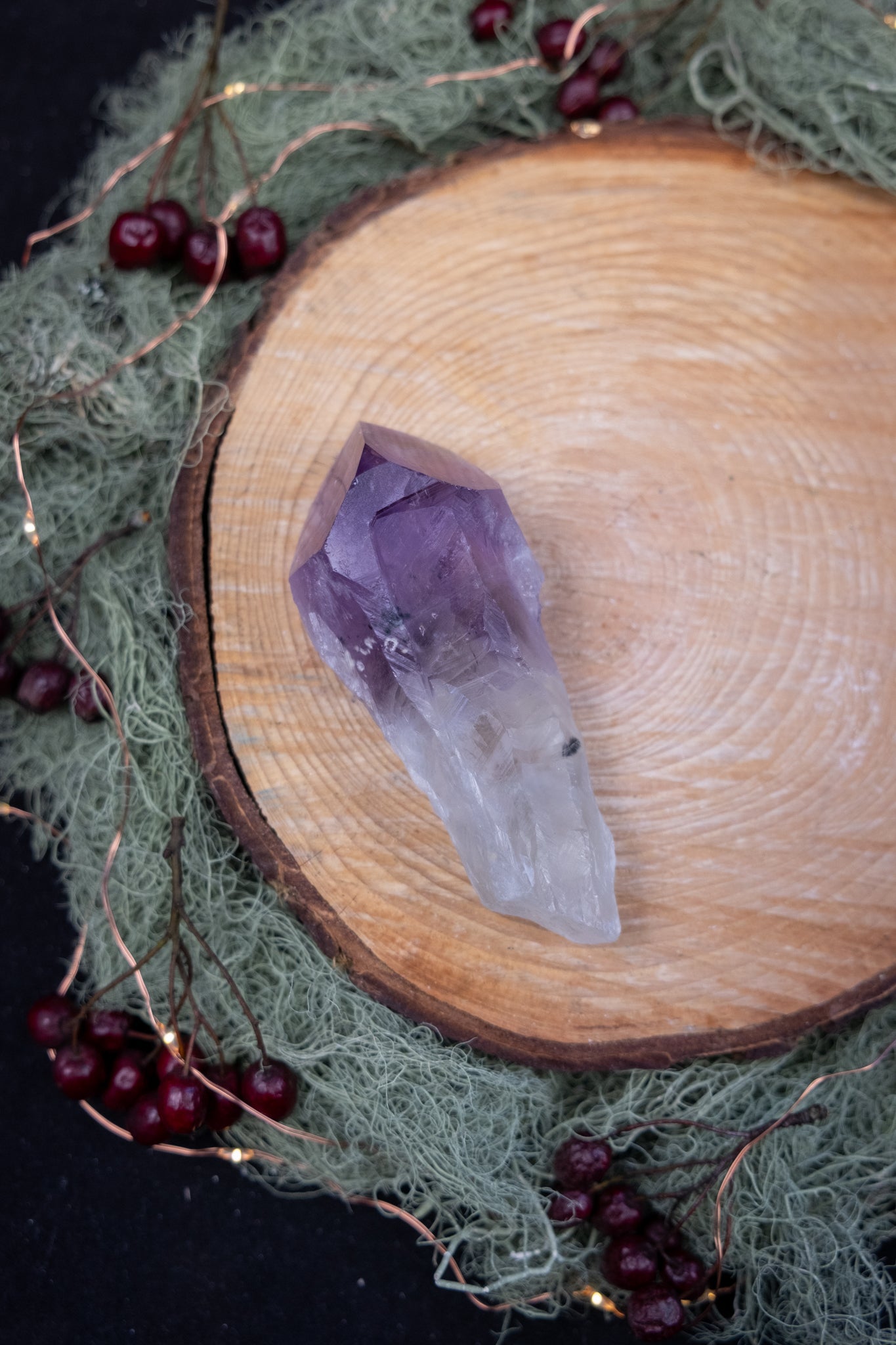 Amethyst Sceptre Crystal, High Grade Amethyst Gem, Phantom Amethyst Stone, Powerful Spiritual Healing Crystal