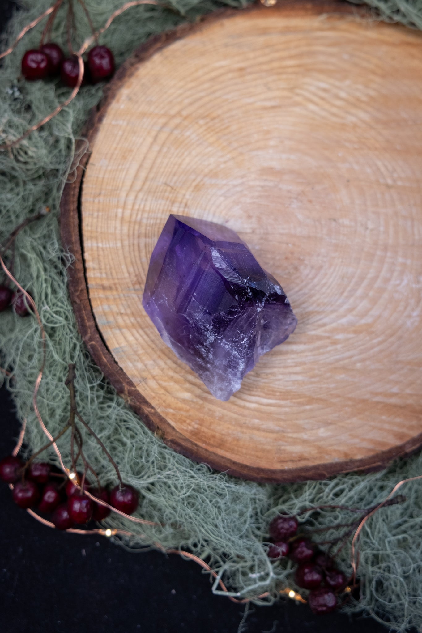 Amethyst Sceptre Crystal, High Grade Amethyst Gem, Phantom Amethyst Stone, Powerful Spiritual Healing Crystal