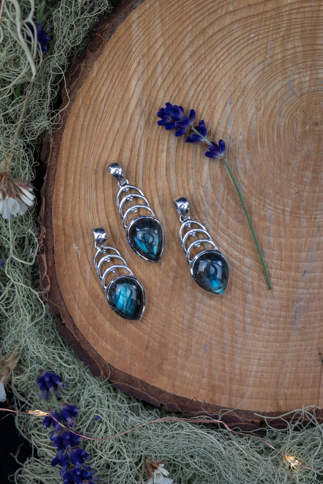 Labradorite Pendant in Sterling Silver