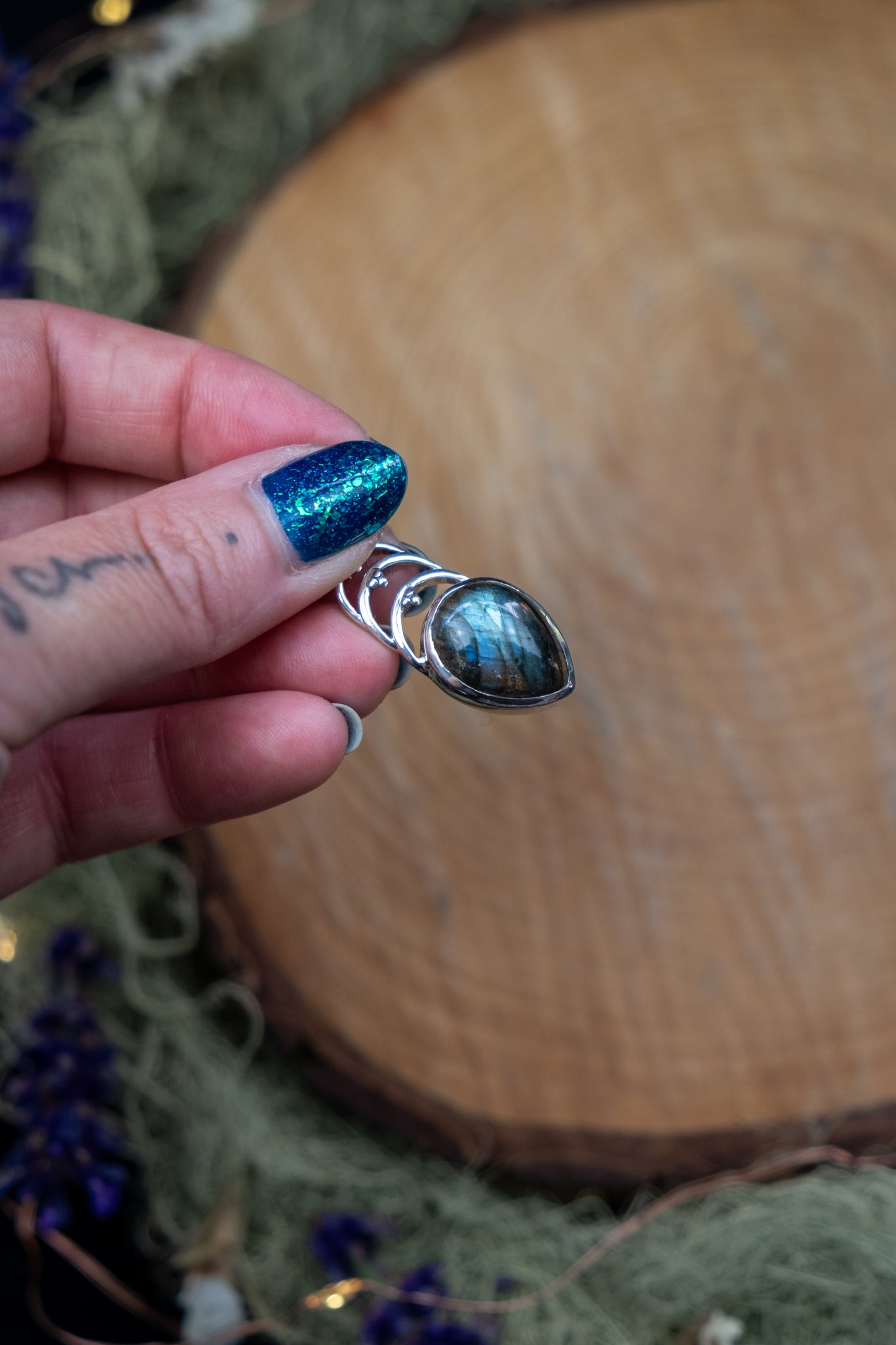 Labradorite Pendant in Sterling Silver