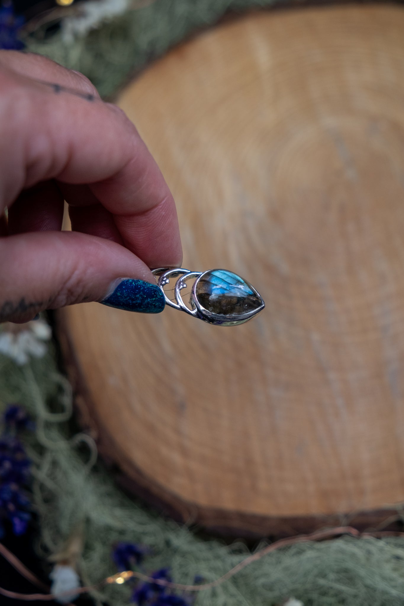 Labradorite Pendant in Sterling Silver