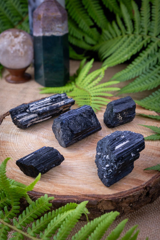 Black Tourmaline crystal, Crystal for protection, Pure black gemstone, Raw gem, Purifying and grounding, Crystal for confidence, Root chakra