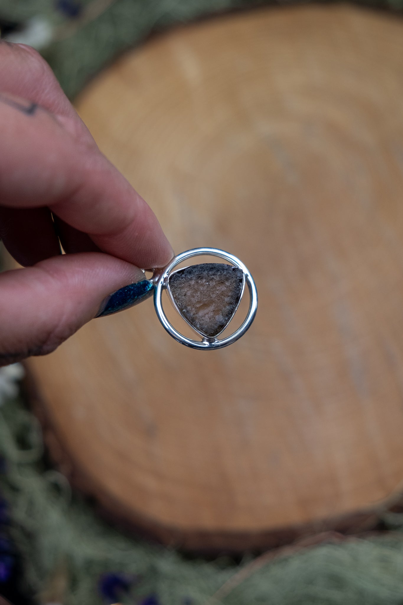 Agni Manitite (Indonesian Tektite) Sterling Silver Pendant