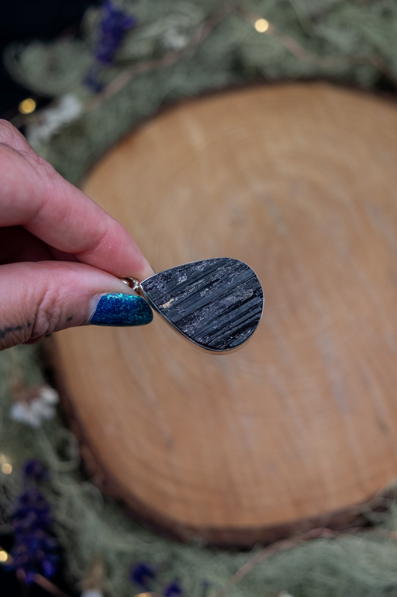 Black Tourmaline Pendant