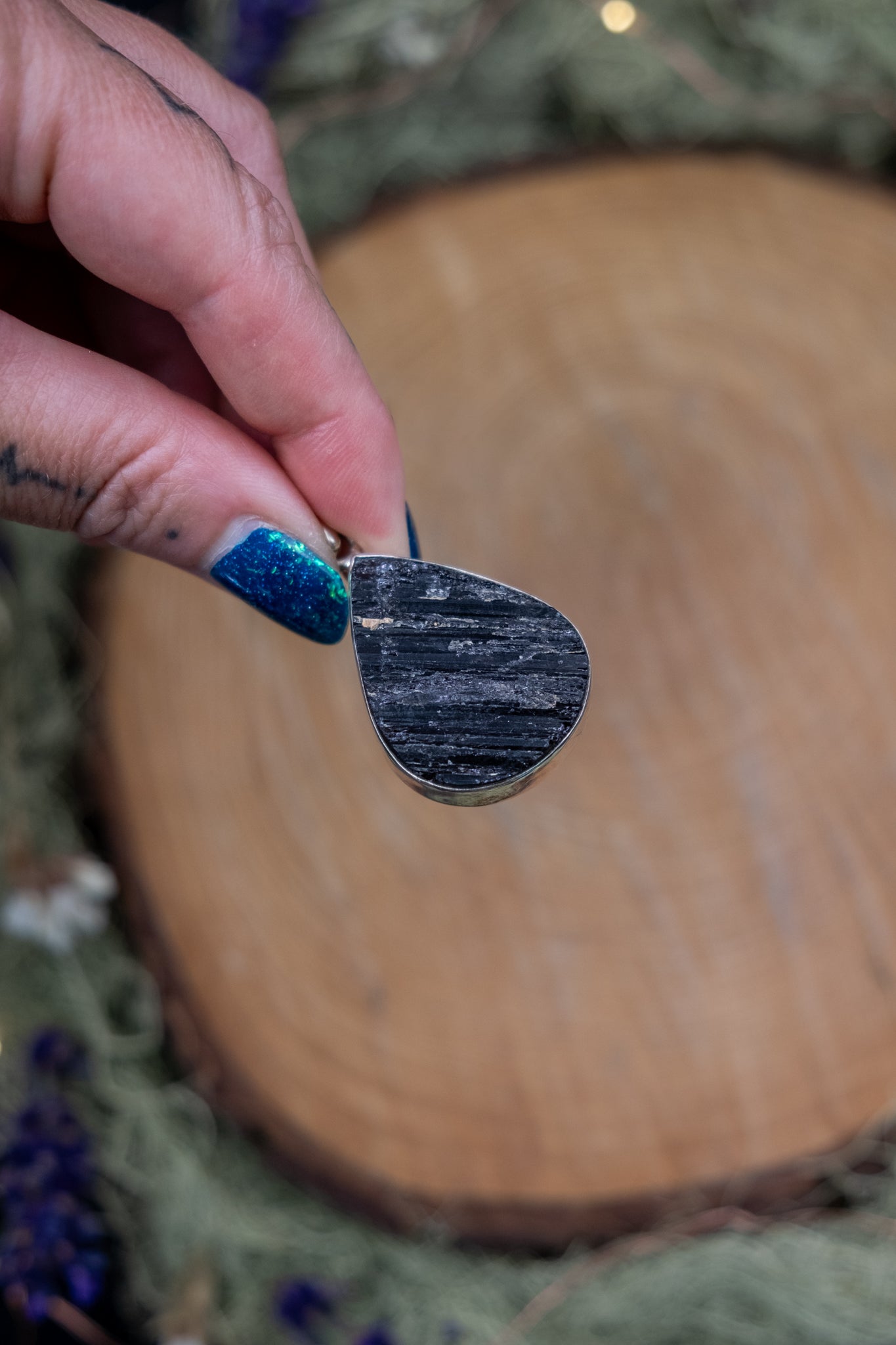 Black Tourmaline Pendant