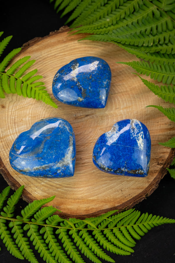 Lapis Lazuli Crystal Heart, Royal Lapis, Madani Lapis, A+ Grade.