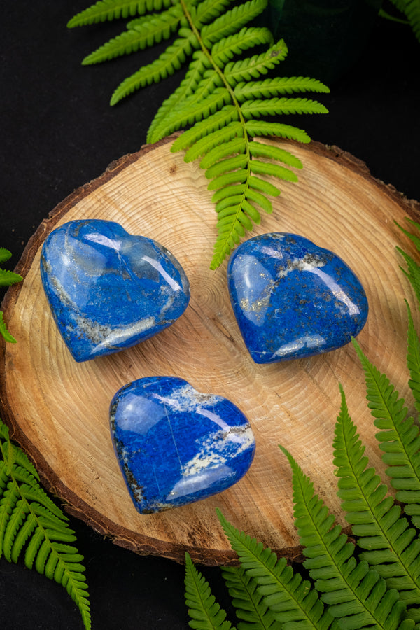 Lapis Lazuli Crystal Heart, Royal Lapis, Madani Lapis, A+ Grade.