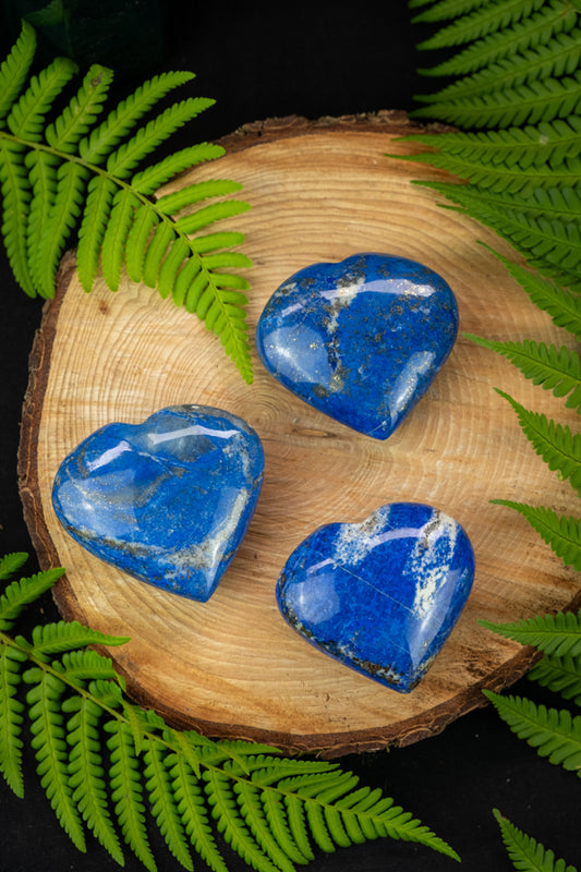 Lapis Lazuli Crystal Heart, Royal Lapis, Madani Lapis, A+ Grade.