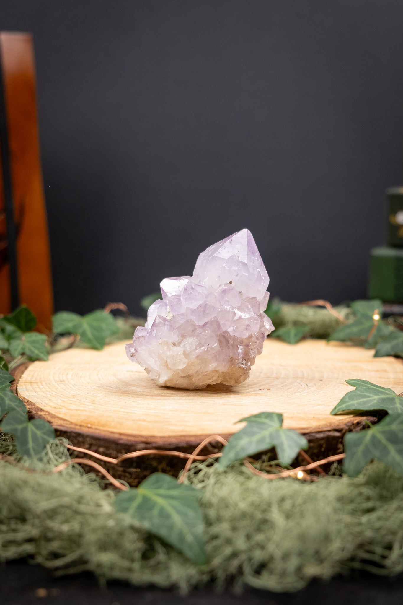 Spirit Quartz Cluster, Pale Lilac Amethyst Spirit Quartz, Natural Crystal Cluster for Healing, Meditation and Spiritual Growth