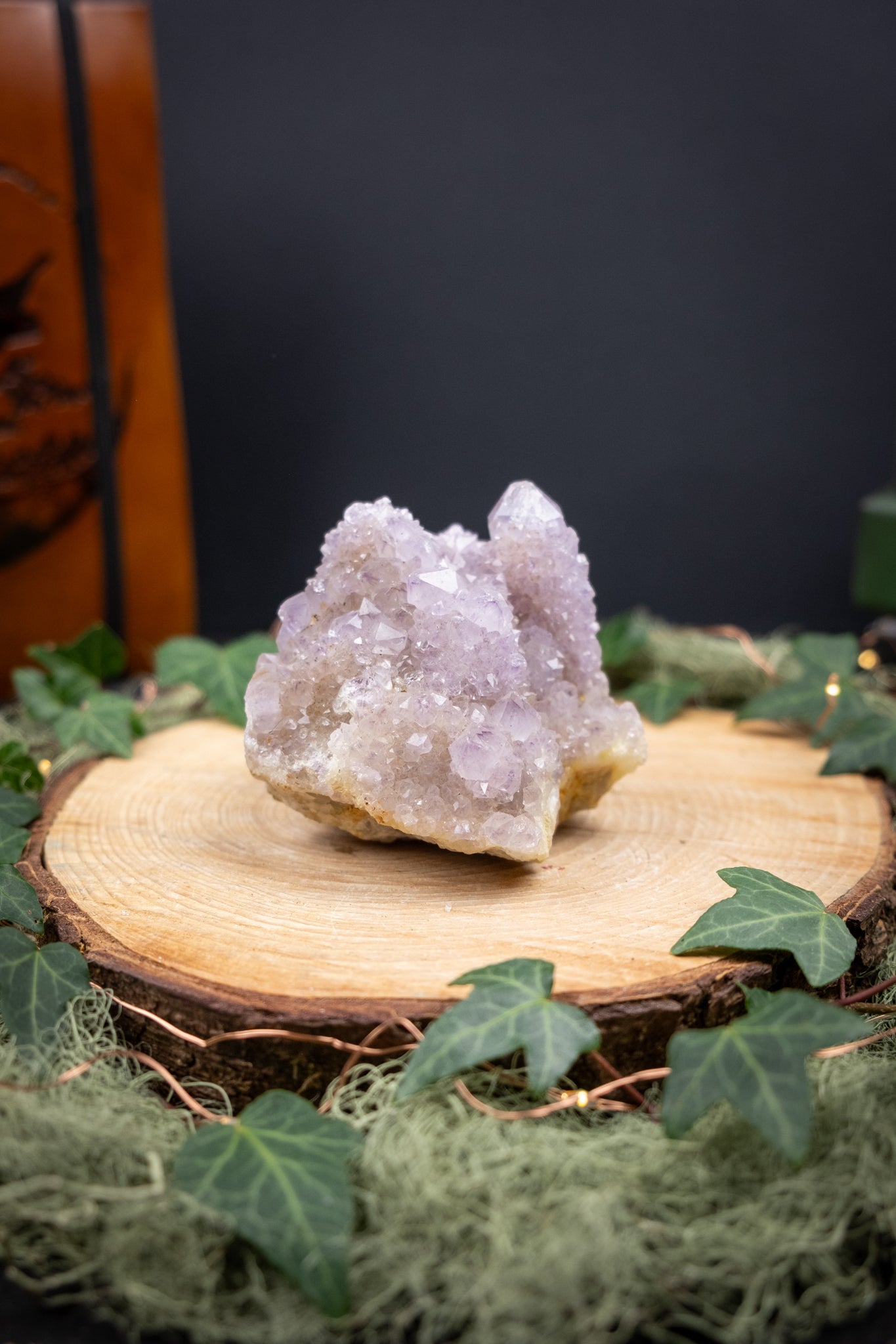 Spirit Quartz Cluster Crystal, Amethyst Spirit Quartz Stone for Harmony Connection and Spiritual Support, Natural Crystal Cluster South Africa