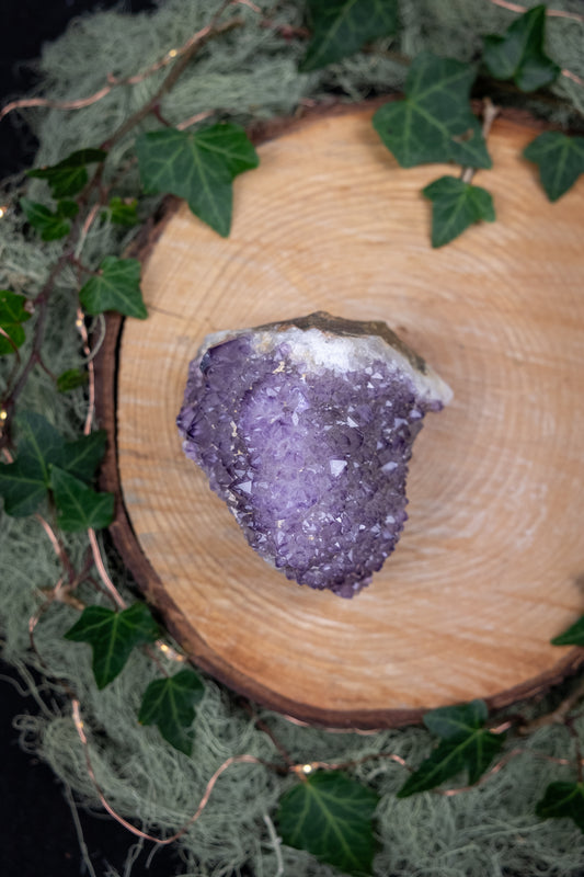 Spirit Quartz Cluster Crystal, Amethyst Spirit Quartz Stone for Harmony Connection and Spiritual Support, Natural Crystal Cluster South Africa