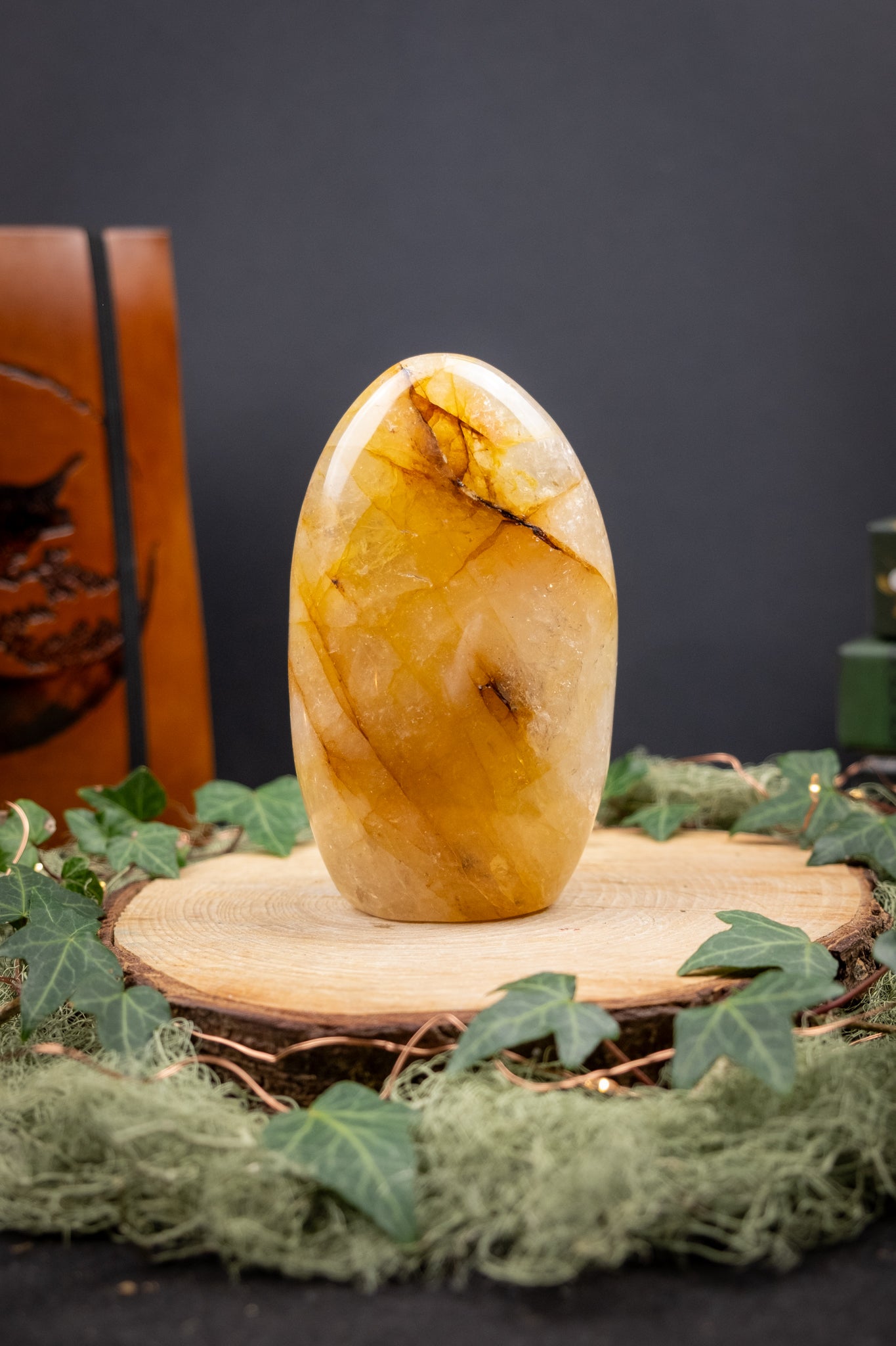 Golden Healer Quartz Freeform, Healing Crystal Stone, High Vibration Gem for Energy Alignment, Clarity, Self Healing and Divine Light