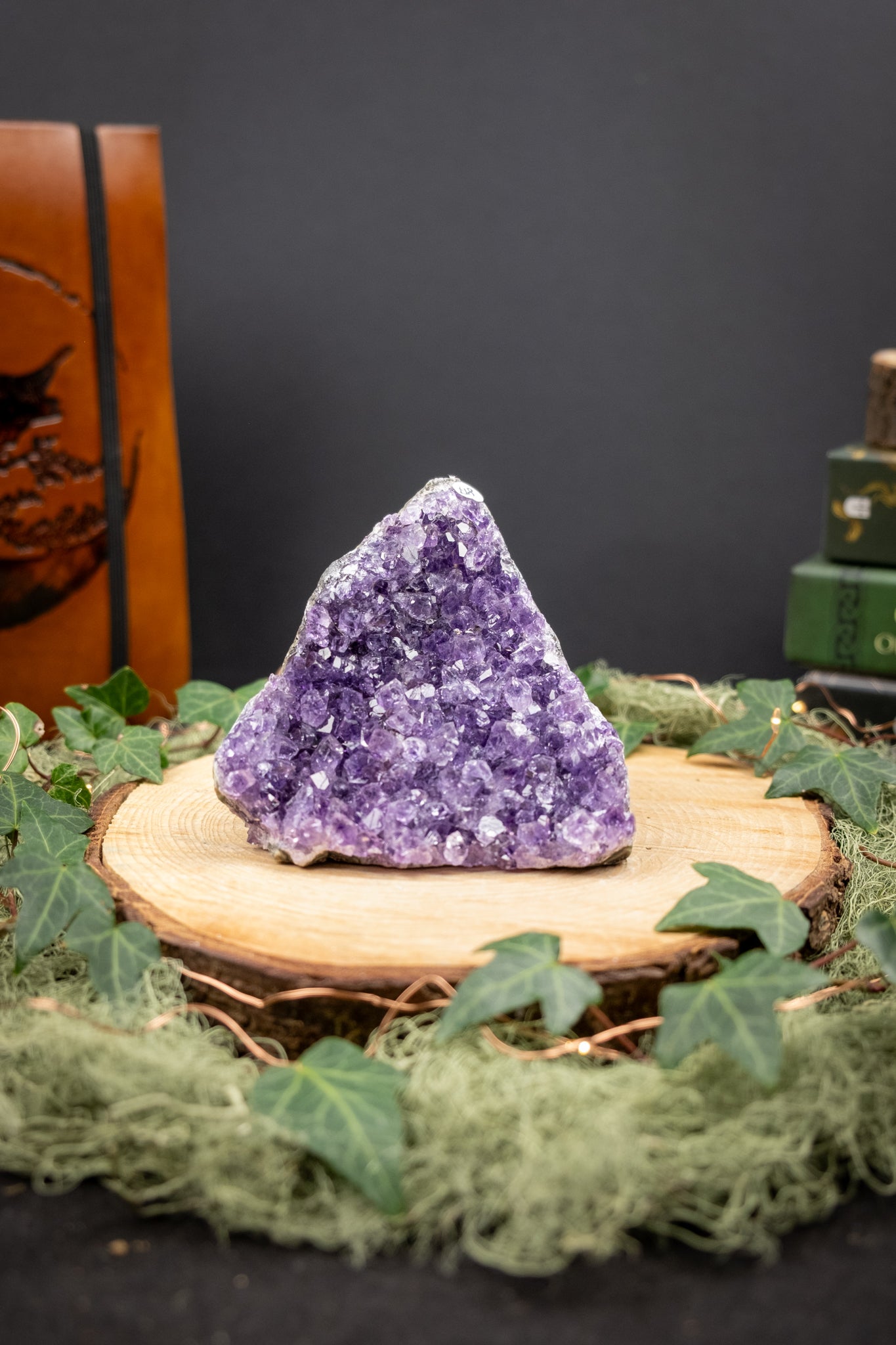 Super Sparkly Purple Amethyst Cluster, Natural Drusy Amethyst Crystal from Uruguay, High Grade Spiritual Protection Stone