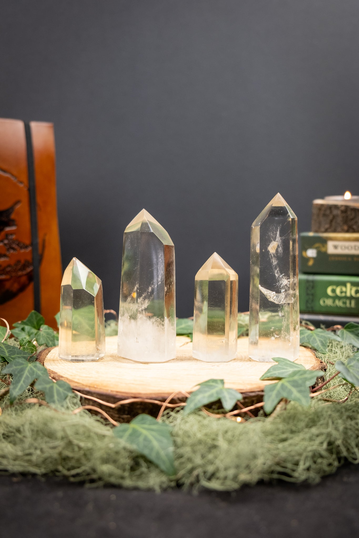 Light Smoky Citrine Crystal Point from Madagascar, Natural Citrine Stone, Grounded Abundance Crystal, Solar Plexus and Root Chakra Gem