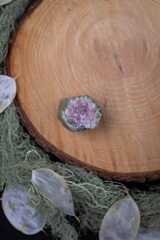 Watermelon Tourmaline Raw Crystal
