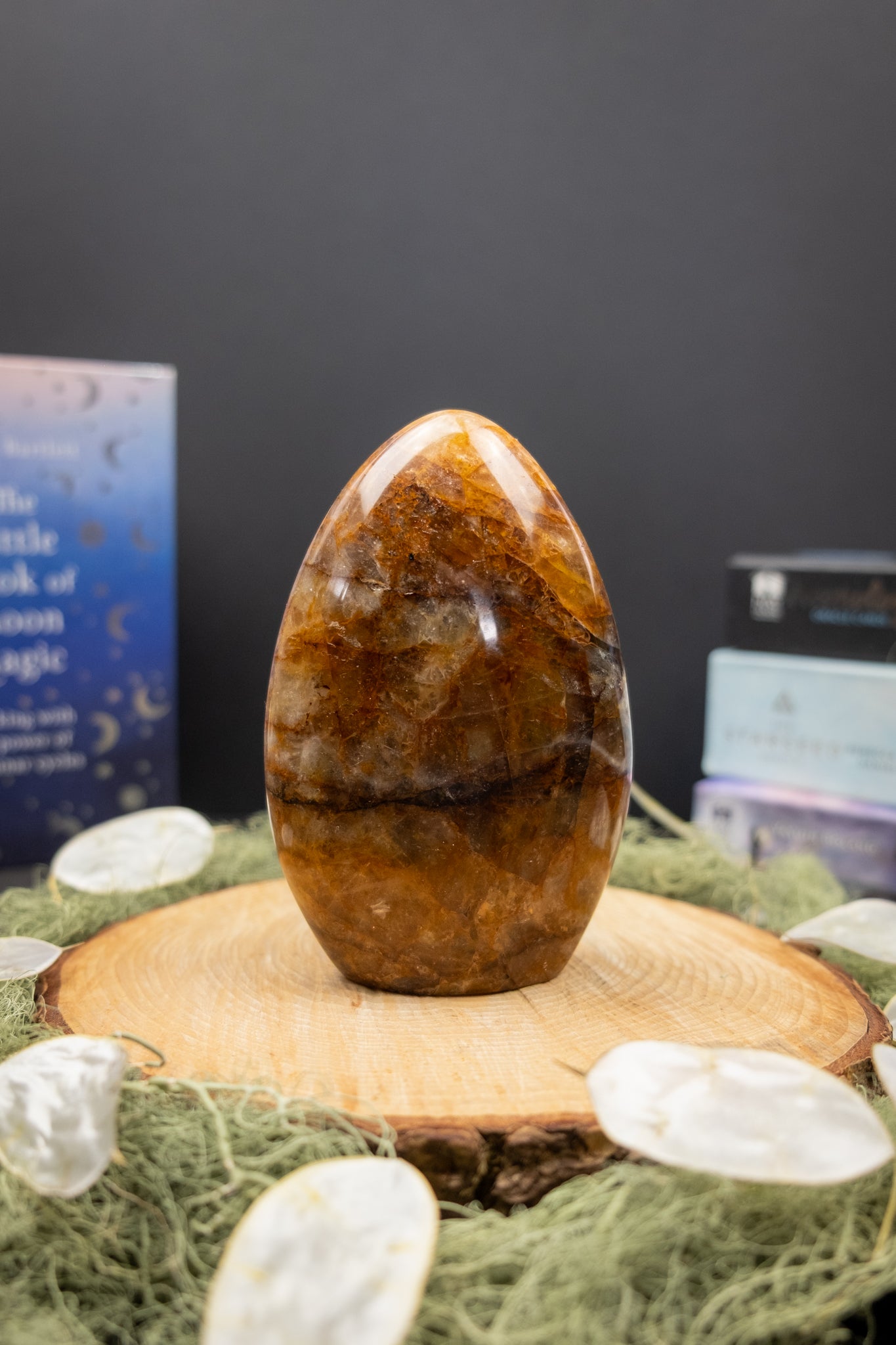 Golden Healer Quartz Freeform, Large Polished Crystal Stone for Healing and Energy Alignment, Ethically Sourced from Brazil