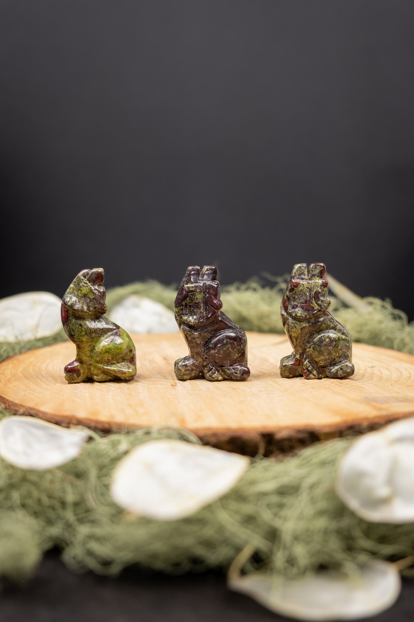 Dragonstone Wolf Carving