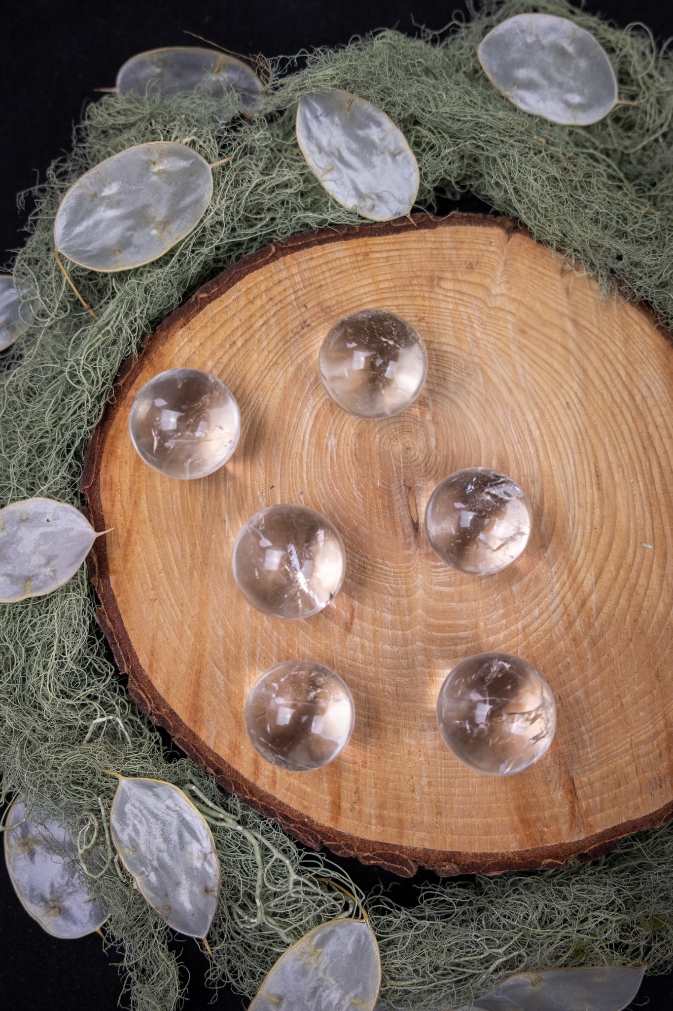 Lemurian Quartz Sphere, Clear Quartz Crystal Ball for Spiritual Awakening and Ancient Wisdom, Ethically Sourced Brazil