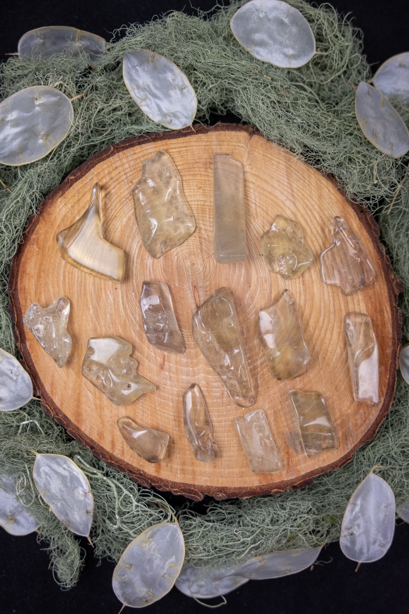 Libyan Desert Glass Polished Stone, Tektite Crystal for Confidence and Manifestation, Ethically Sourced Sahara