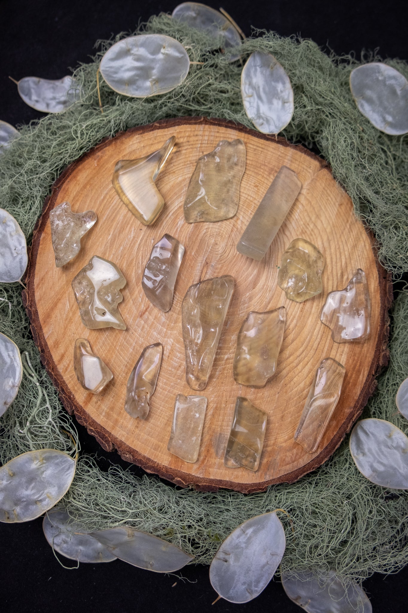 Libyan Desert Glass Polished Stone, Tektite Crystal for Confidence and Manifestation, Ethically Sourced Sahara