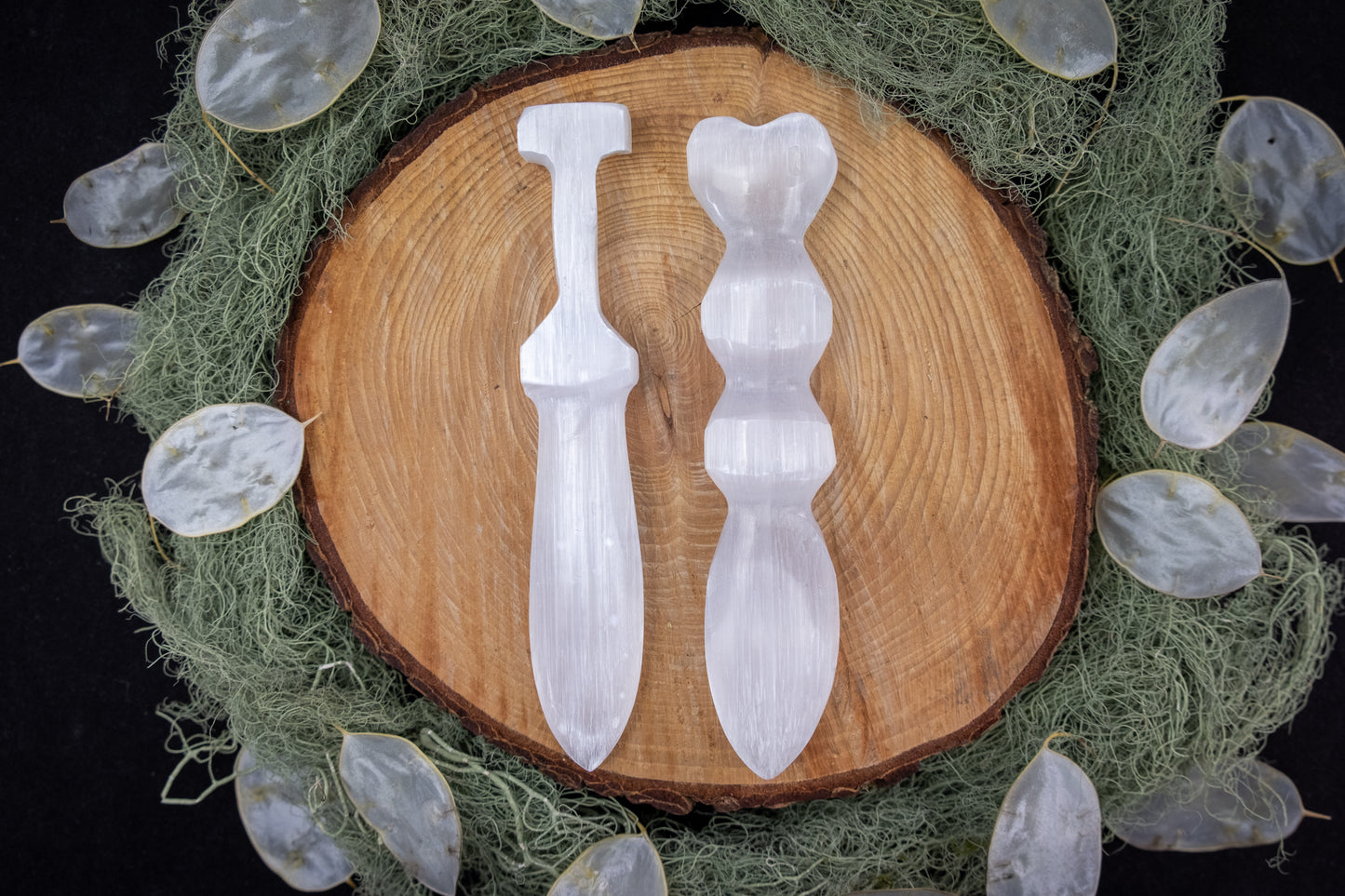 Selenite Dagger Energy Tool