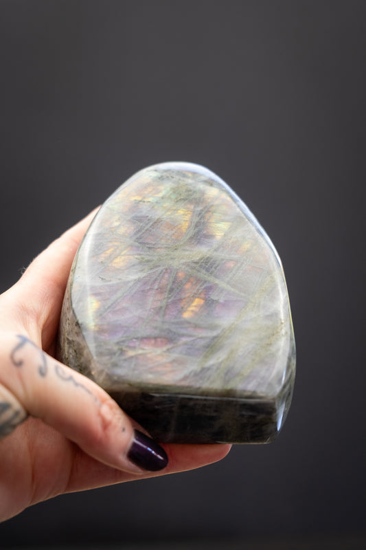 Purple Flash Labradorite Freeform