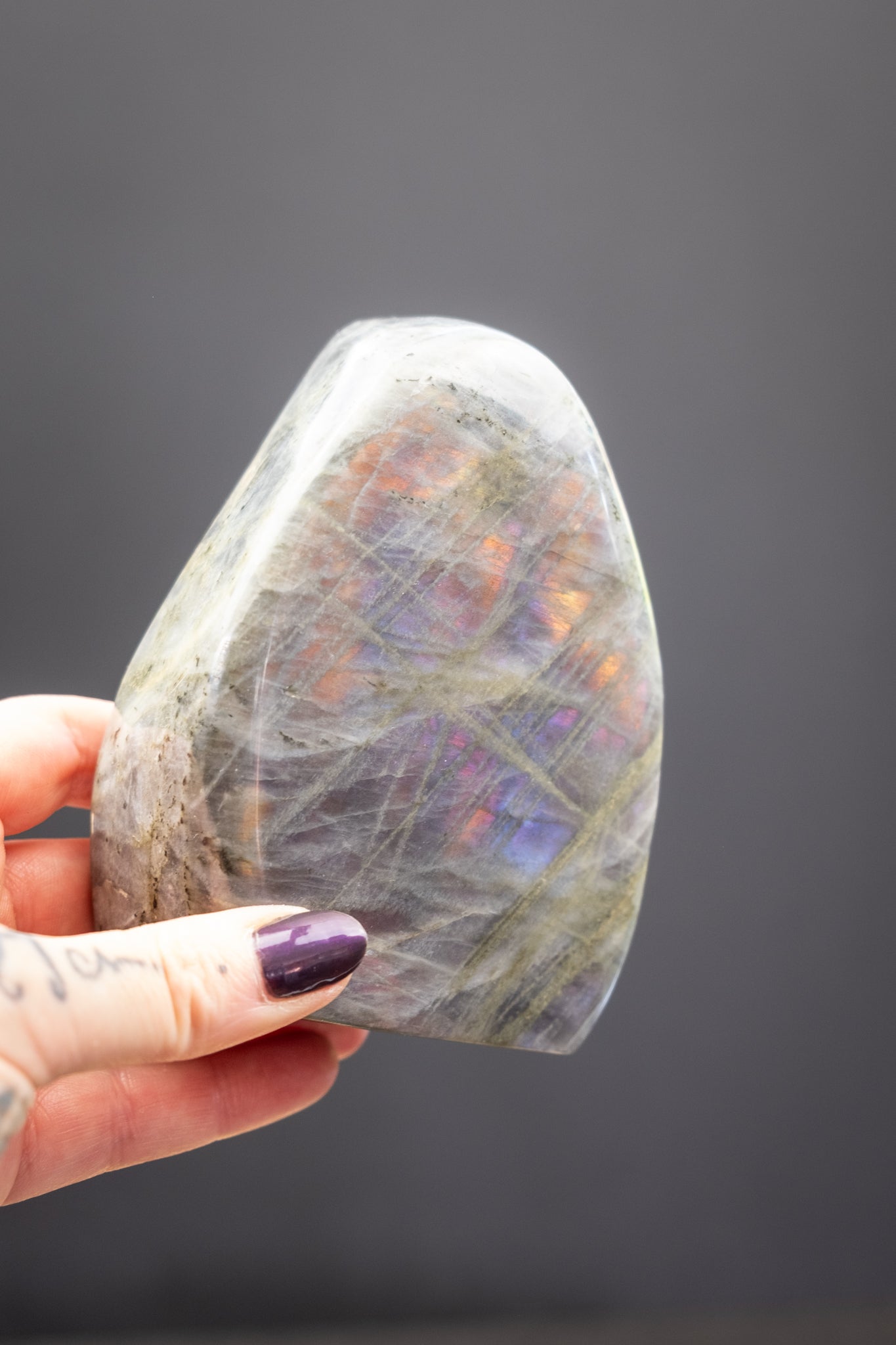 Purple Flash Labradorite Freeform