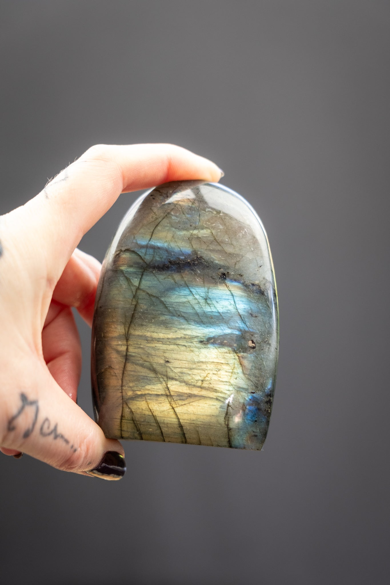 Gold Flash Labradorite Freeform