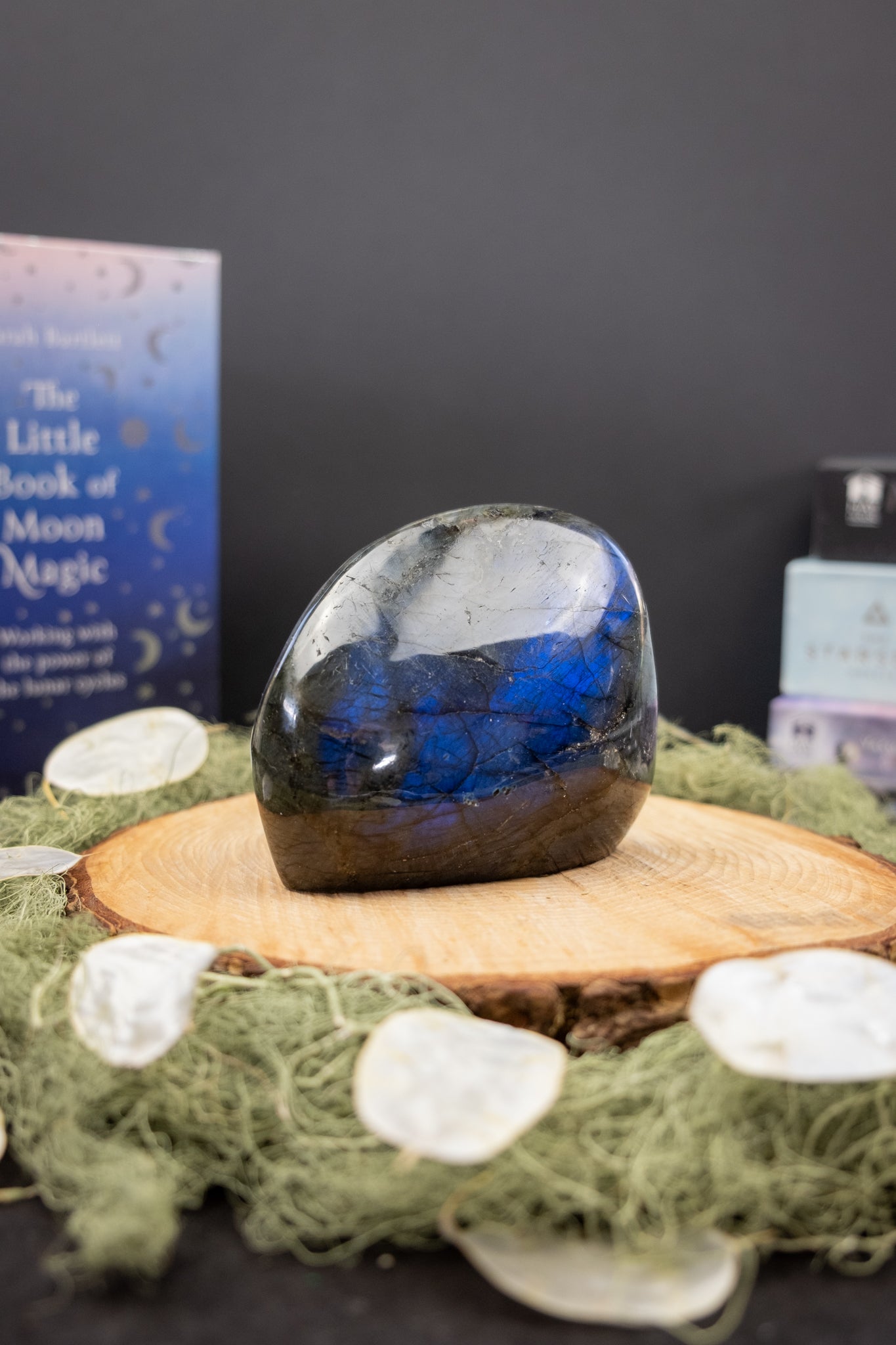 Deep Blue Flash Labradorite Freeform