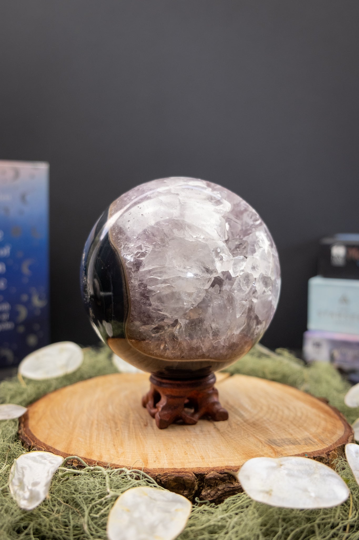 Agate, Amethyst and Quartz Sphere