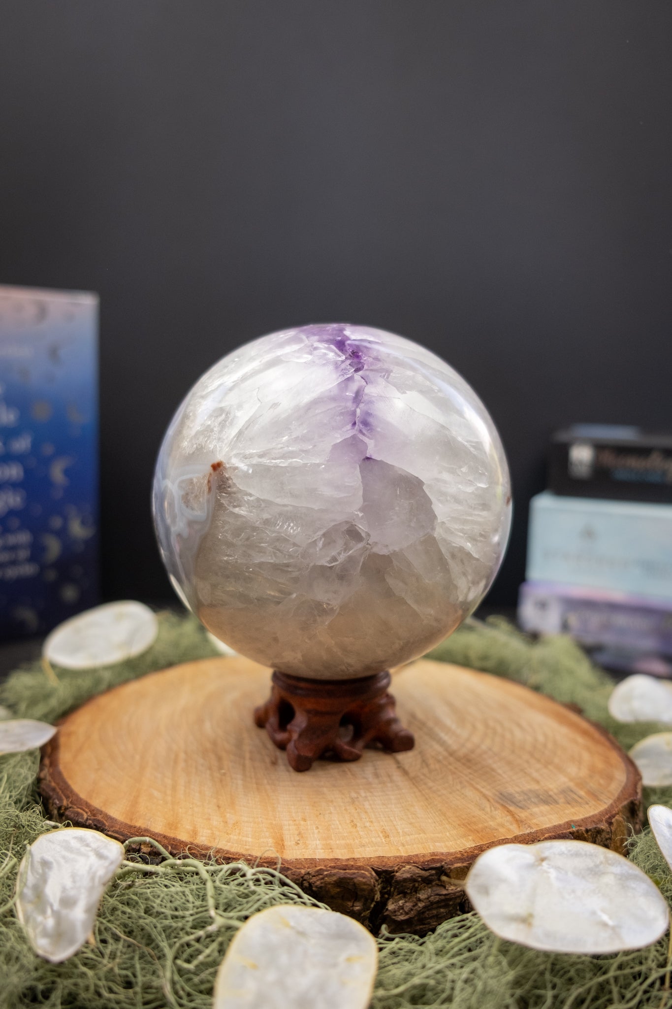 Agate, Amethyst and Quartz Sphere