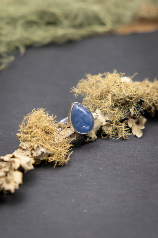 Blue Kyanite Sterling Silver Ring