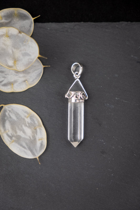 Lemurian Quartz Point Pendant