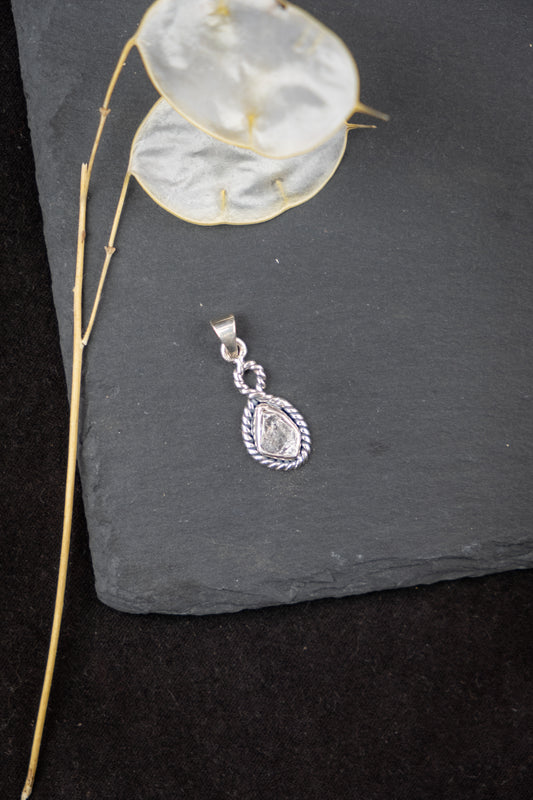 Herkimer Diamond Infinity Pendant