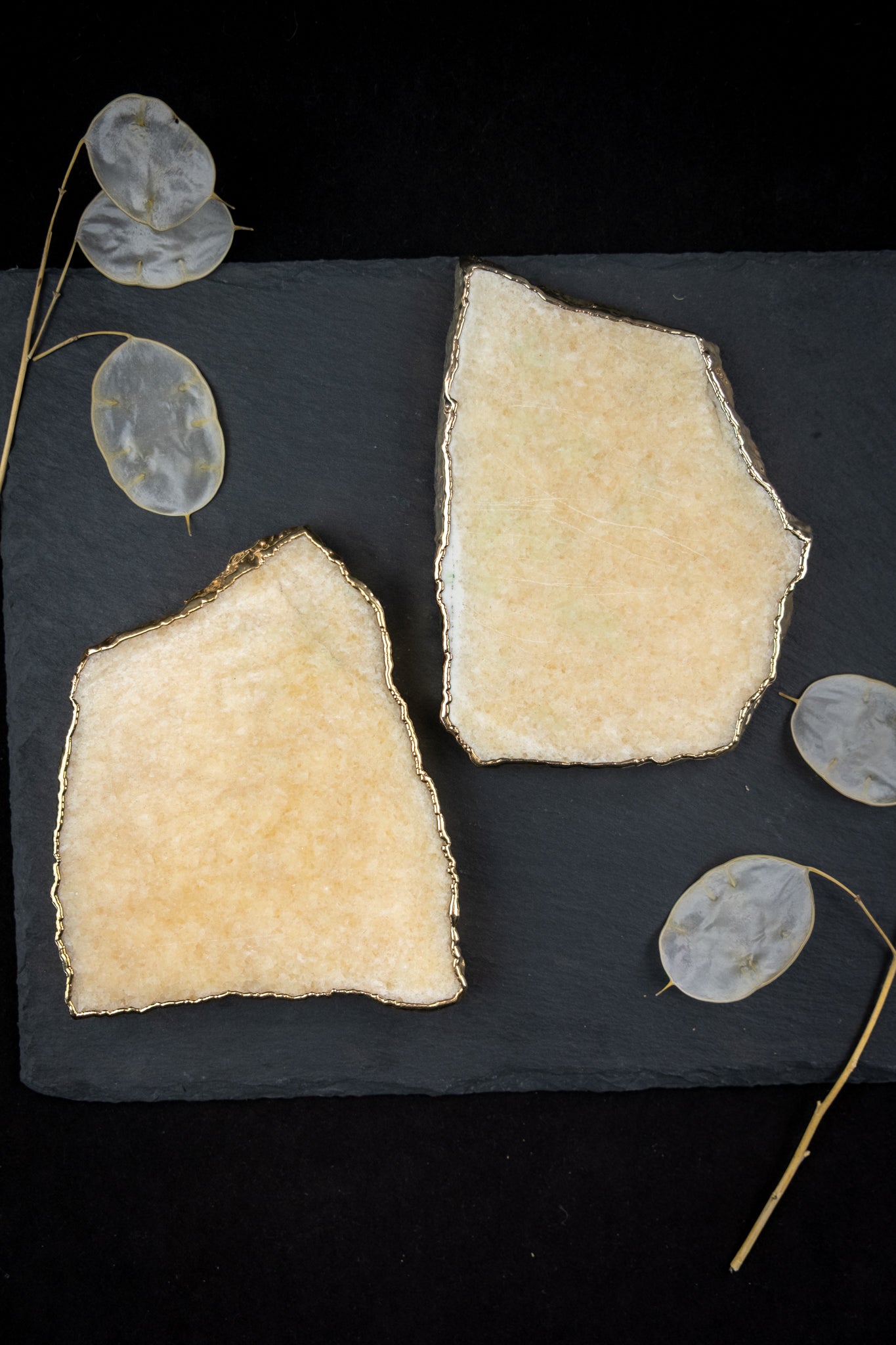 Orange Calcite Slice