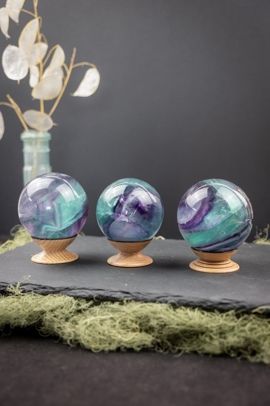 Rainbow Fluorite Sphere