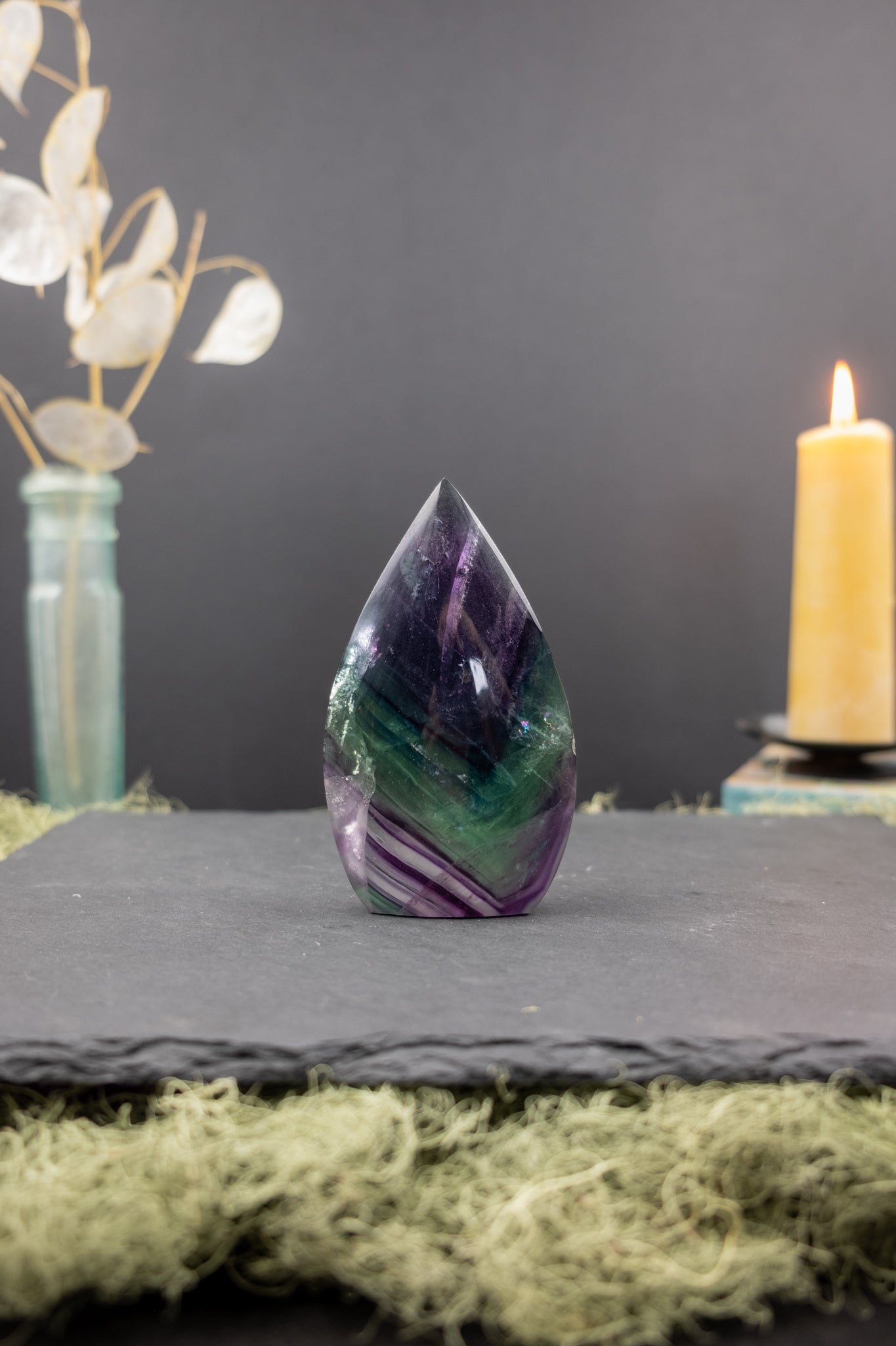 Rainbow Fluorite Freeform