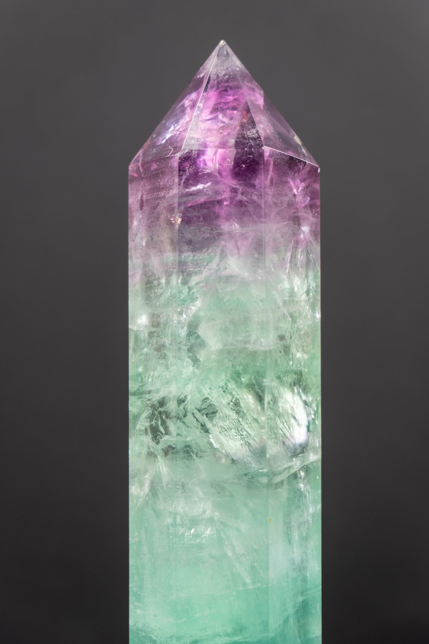 Rainbow Fluorite Point